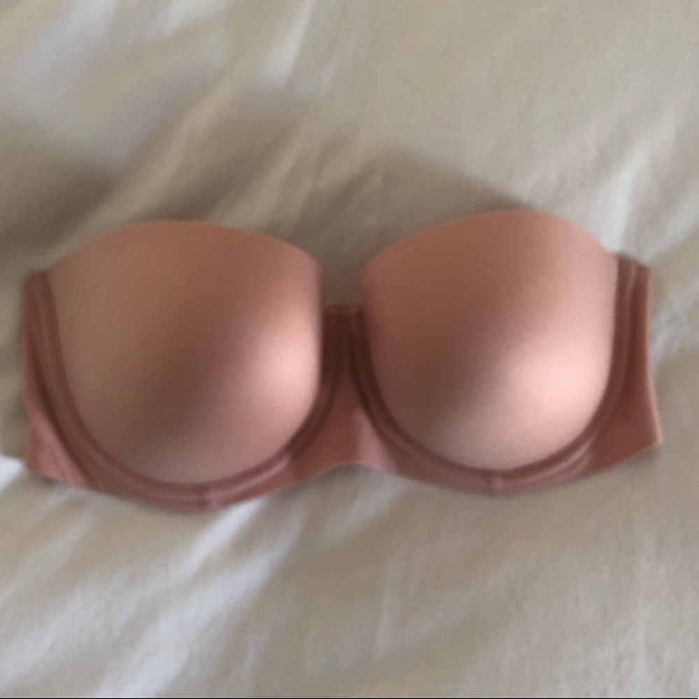 Aerie Sunnie Strapless Bra in pink 34D